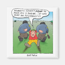 Golf-Polizei Magnete