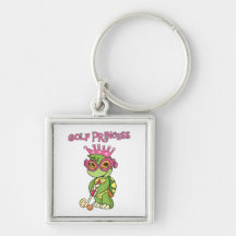 Golf-Prinzessin T-shirts und Geschenke Schlüsselanhänger
