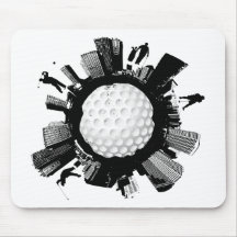 Golf-Stadt Mousepad