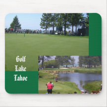 Golf Tahoe Mausunterlage ", die Golf spielt in Tah Mousepad