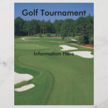 Golf-Turnier-Flyer