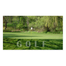 Golf-Visitenkarte