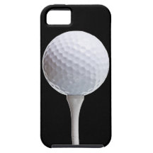 Golfball auf Schwarzem - kundengebundene Schablone Etui Fürs iPhone 5