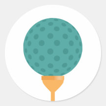 Golfball-Aufkleber