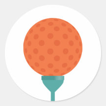Golfball-Aufkleber