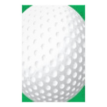 Golfballentwurf Druckpapiere