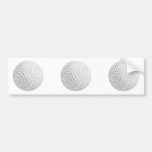 Golfballvektorgraphik Auto Sticker