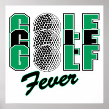 Golffieber Plakat