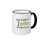 Golfspieler-anonyme Kaffeetasse