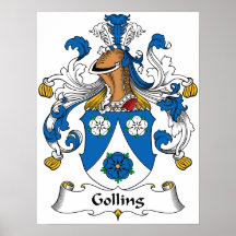 Golling Family Crest Print