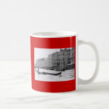 Gondel-Canal Grande-Kaffeetasse-Schale Venedigs It