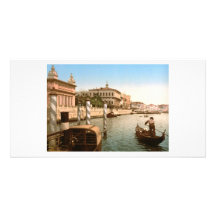 Gondel nahe Heiligem Kennzeichen, Venedig, Italien Bild Karte