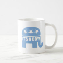 GOP "es ist ein Jungen-" Becher Kaffeetassen