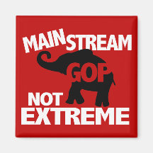 GOP ist das extreme Mainstream nicht Kühlschrankmagnet