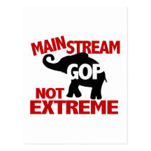 GOP ist das extreme Mainstream nicht Postkarte