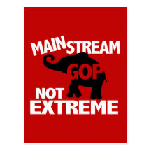 GOP ist das extreme Mainstream nicht Postkarten
