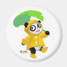 GoPanda Blatt-Magnet Kühlschrankmagnet