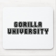 Gorilla-Universität Mousepads