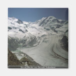 Gorner Gletscher nahe Zermatt, die Schweiz Kühlschrankmagnete
