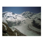 Gorner Gletscher nahe Zermatt, die Schweiz Postkarte