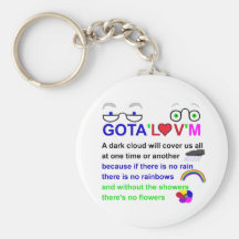 gota'l♥v'mRain Schlüsselband