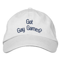 GotGay Spiele? Bestickte Mützen