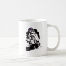 Goth Punk-Küken Tee Tasse