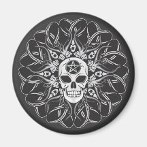 Goth Schädel Kühlschrankmagnete