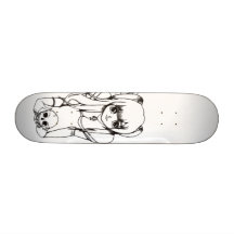 GothGirl Plattform Bedruckte Skateboarddecks