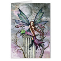 Gotische Fantasie-feenhafte Kunst-Karte