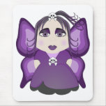 Gotische Fee in Lila Mauspads