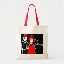 gotische Hochzeit Einkaufstasche