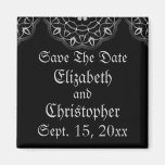 Gotische Hochzeit elegant Save the Date Magnets