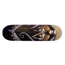 Gotische Skateboardkunst Individuelle Skateboarddecks