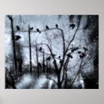 Gotischer Schnee Plakatdruck