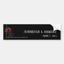 Gotischer Stacheldraht-und Rosen-eleganter Wein-Au Autosticker