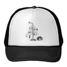 Gotischer Weihnachtsbaum Netzcap
