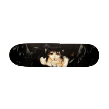 gotisches Engels-Skateboard Personalisiertes Deck