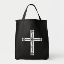 Gotisches Kreuz Einkaufstasche