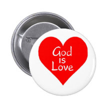 Gott ist Liebe! Buttons