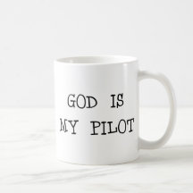 Gott ist mein Pilot Tasse