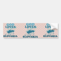 Gott-Lieben Slowakei Autosticker