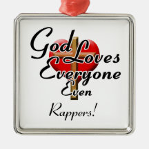 Gott-LiebenRappers! Weinachtsornamente