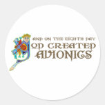 Gott schuf Avionik Aufkleber