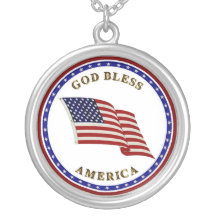 Gott segnen Amerika Halskette