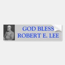 Gott segnen Robert E Lee Auto Sticker