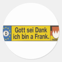 Gott Sei feucht Aufkleber