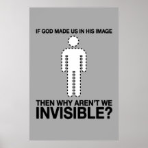 Gott uns in seinem Bild, warum sind nicht machten  Poster