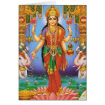 Göttin-Lakshmi Karten
