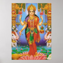 Göttin-Lakshmi Posterdruck